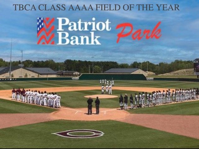 Patriot Bank Park Selected TBCA Field of the Year