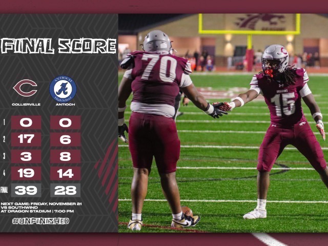 Collierville Storms Past Antioch, Advances to 6A Quarterfinals