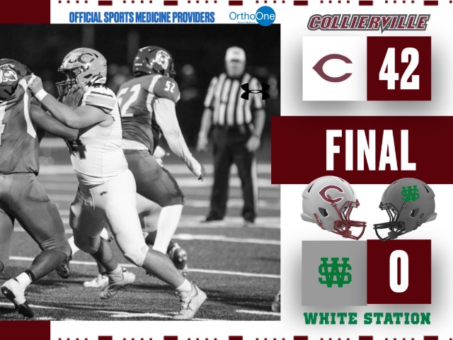 Collierville High School Football Remains Undefeated with 42-0 Win Over White Station image 