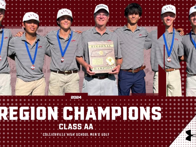 Collierville Men's Golf Team Claims Third Consecutive Regional Championship