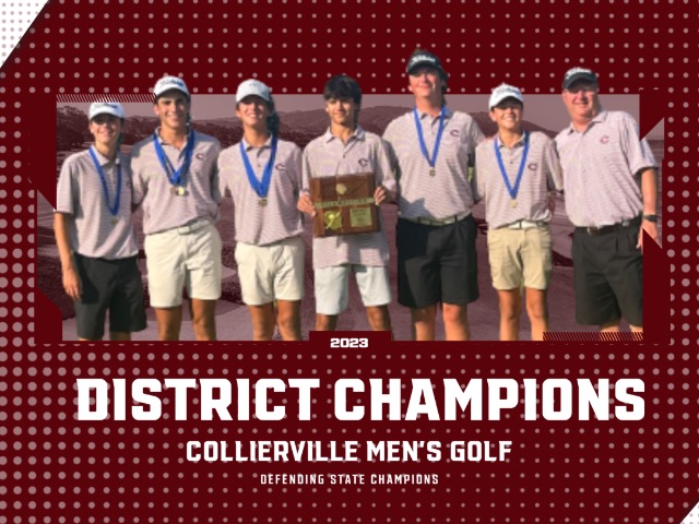 Collierville Men's Golf Wins Second Straight District Championship