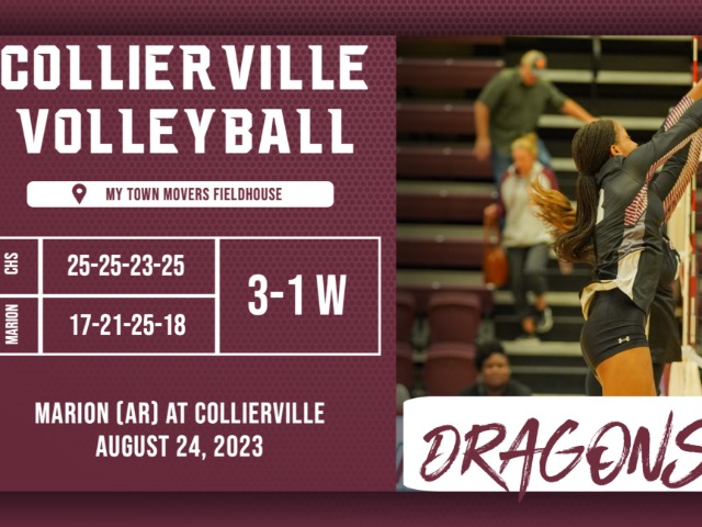 Top-Ranked Collierville Volleyball Improves to 10-0 with 3-1 Win Over Marion
