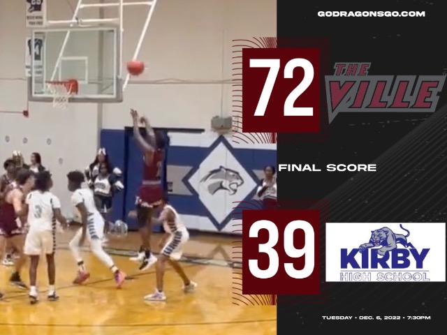 Image for Late First Half Run Propels Dragons Past Kirby, 72-39