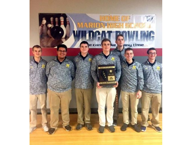Marion boys bowling team wins regional title