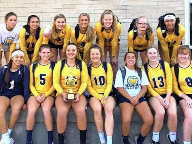 Marion spikers finish third at tough Preview tourney