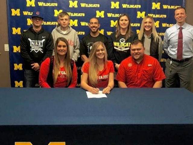 MHS student athletes sign for the future