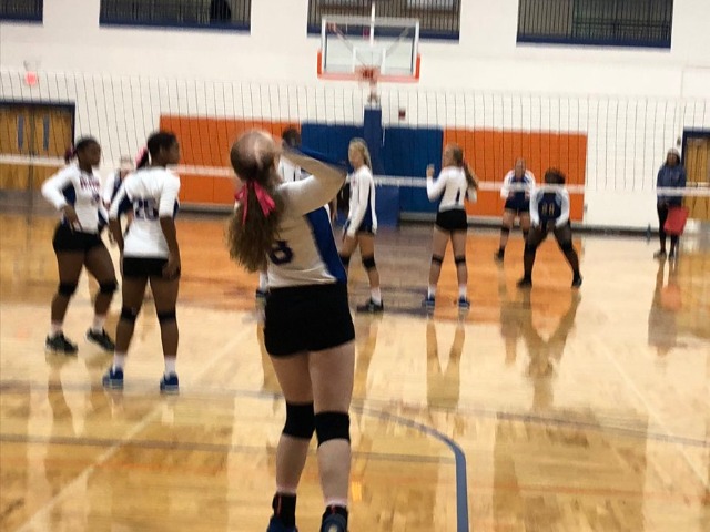 GHS Volleyball  sweep of Bay High