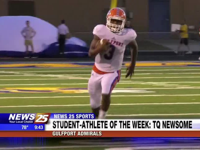 News 25 Student-Athlete of the Week: Gulfport's TQ Newsomw