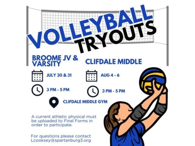 Volleyball Tryout Information