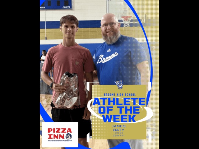 Inaugural Athlete of the Week - James Baty