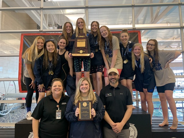 Image for Girls Swimming Wins State Title