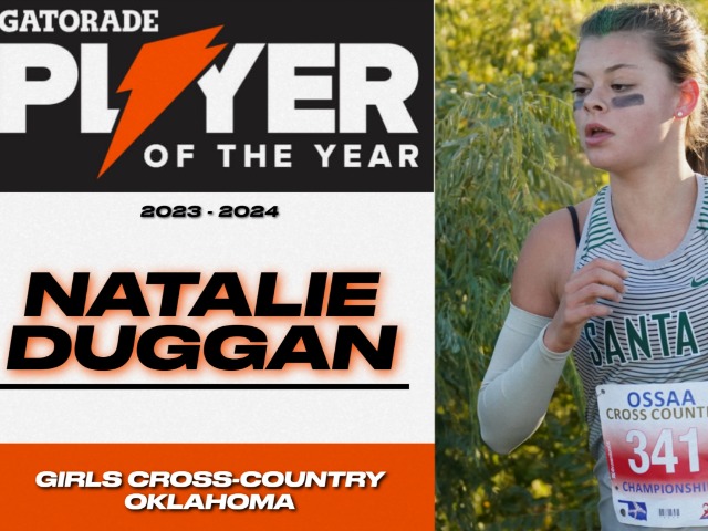 Natalie Duggan - Oklahoma Girls CC Gatorade Player of the Year
