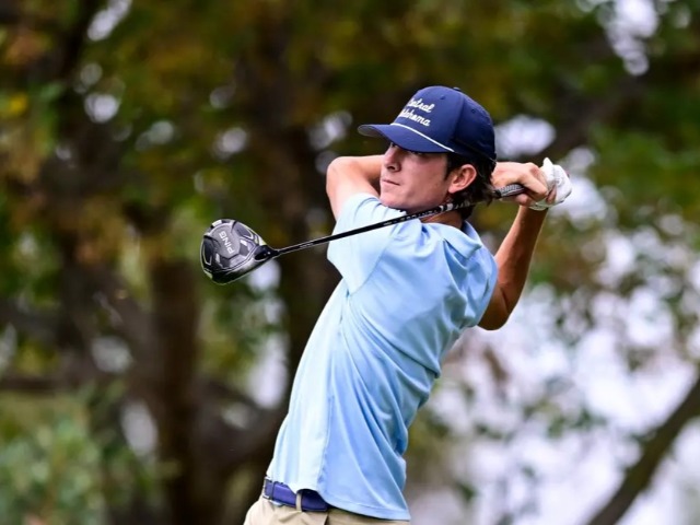 SF Alum Rhett Hughes at UCO golf tournament