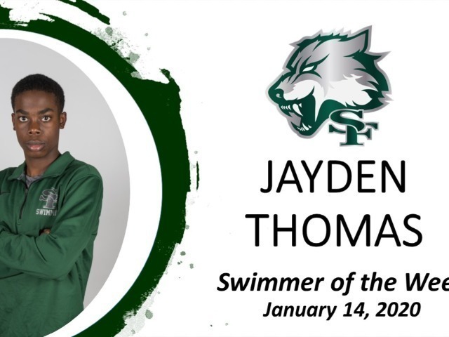SF Swimmer of the Week: Jayden Thomas