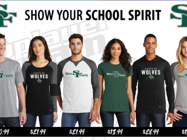 Santa Fe Spirit store: Get your Wolves gear HERE!