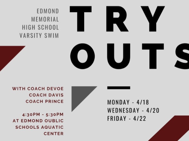 2021 Spring and Fall Swim Tryouts
