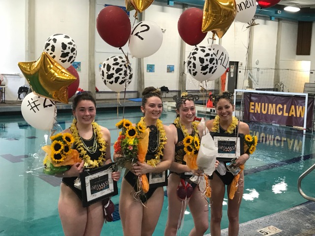 Hornets Water Polo wins on Senior Night!
