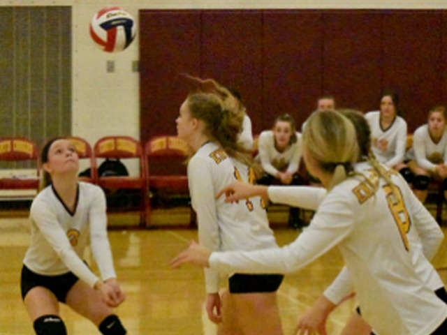 EHS volleyball season ends with district losses