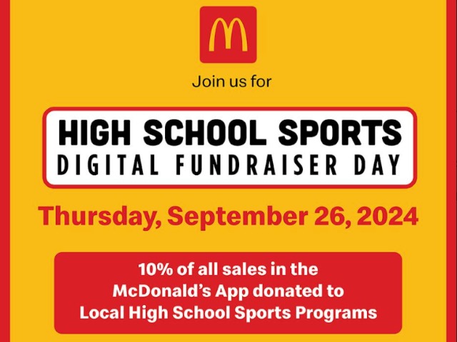 McDonalds Digital Fundraiser Day - September 26