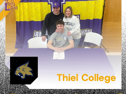 Congratulations to Senior, Kenny Laidley as he commits to play baseball at Thiel College