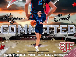 Morgan Cicek has committed to play basketball at St. John Fisher University