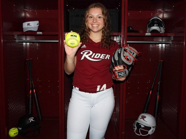 Quinn Robertson has committed to play softball at Rider University