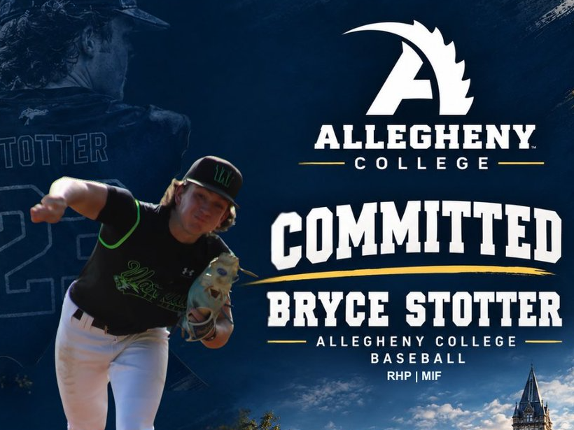 Bryce Stotter has committed to play baseball at Allegheny College