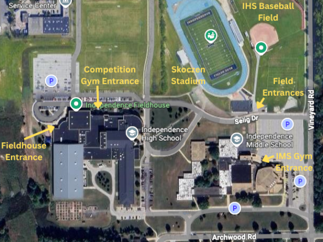 Ariel Map of IHS/IMS Campus 3