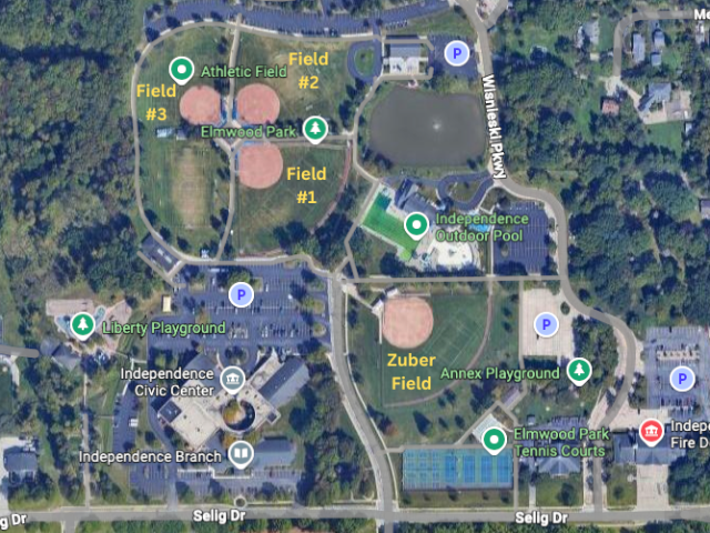 Aerial Map of Elmwood Park 2