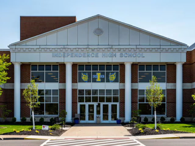 Entrance to IHS Competition Gym 0