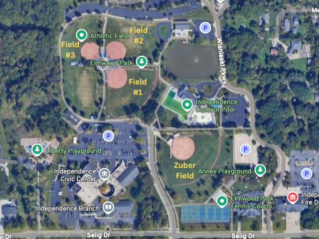 Ariel Map of Elmwood Park 3
