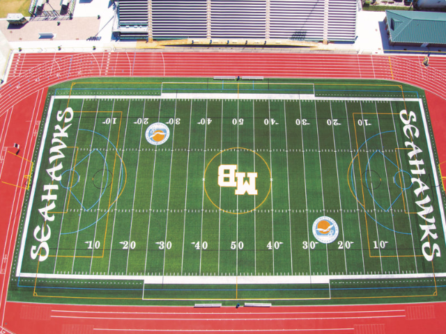 Overhead view of Doug Shaw Memorial Stadium 0
