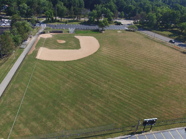 Baseball Field Drone Image 0