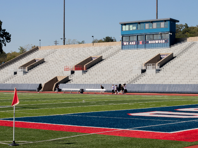 Bleachers and Press Box of Shea Stadium