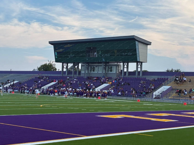 New Press Box @ Courville Stadium 1