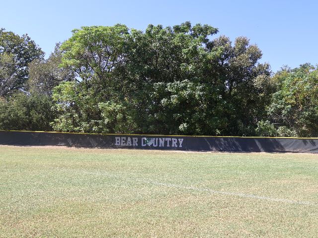 Left center field wall 1