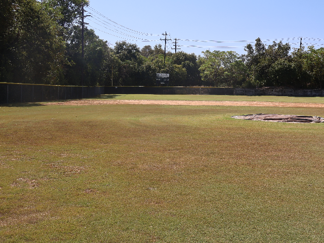 Third base line view 0