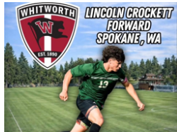 Lincoln Crockett- 2026- Whitworth University- SOCCER