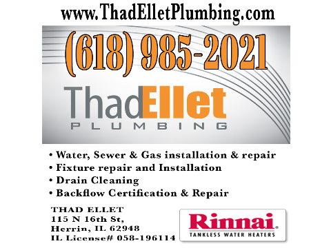 Thad Ellet Plumbing  logo