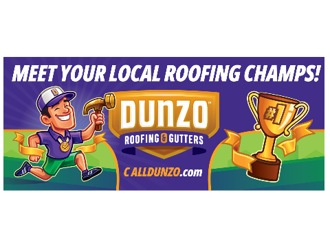 Dunzo Roofing and Gutters logo