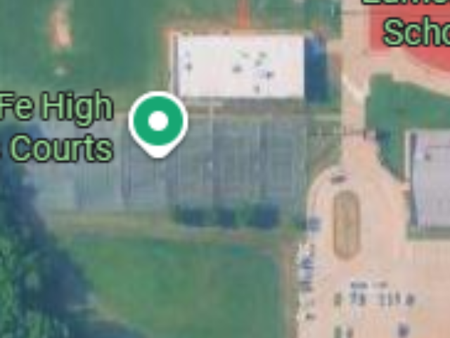 Santa Fe high school tennis courts