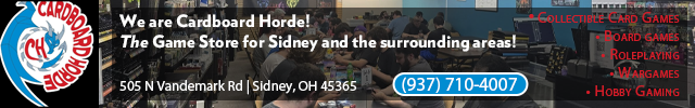 Advertisement image for Cardboard Horde