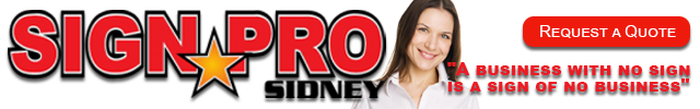 Advertisement image for Sign Pro Sidney