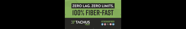 Advertisement image for Tachus Fiber Internet