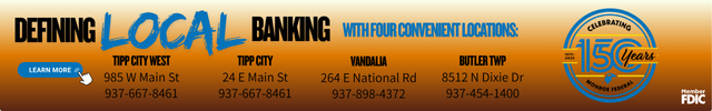 Advertisement image for Monroe Federal Savings & Loan
