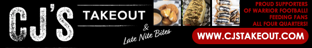Advertisement image for CJs Takeout & Late Nite Bites