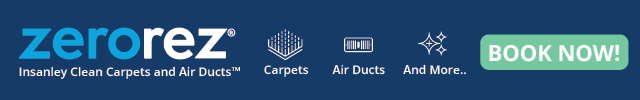 Advertisement image for Zerorez Carpet & Air Duct Cleaning