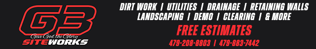 Advertisement image for G3 Siteworks
