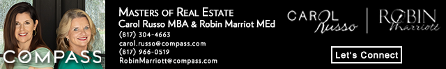Advertisement image for Carol Russo and Robin Marriott, Compass 
