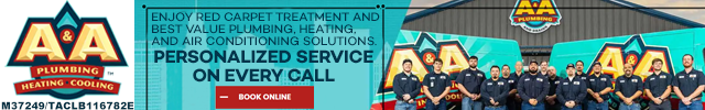 Advertisement image for A&A Plumbing Heating Cooling